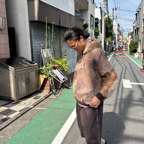［受注生産］SLIDERSTORE  "camouflage mesh Parker" -ﾁｮｺﾁｯﾌﾟｶﾓ-