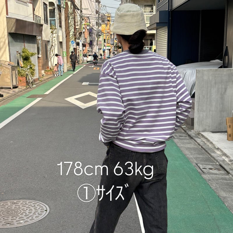 SLIDERSTORE \"heavy weight border L/S\" 白系 SLIDERSTORE 