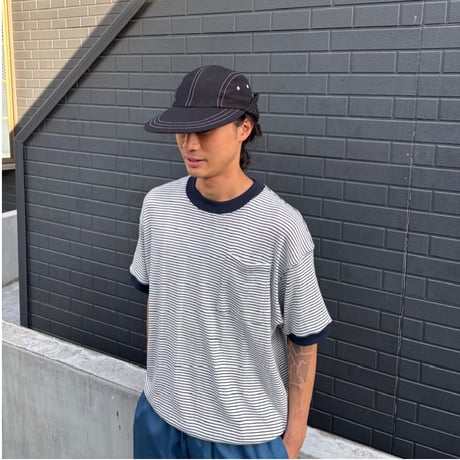Miller × Relaxfit  "Panel Rib Border tshirt"