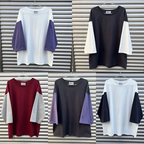 WeeKday  "Bi-Color Half Sleeve Tee"