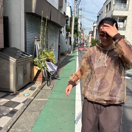 ［受注生産］SLIDERSTORE  "camouflage mesh Parker" -ﾁｮｺﾁｯﾌﾟｶﾓ-