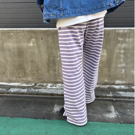 SLIDERSTORE "heavy weight border pants"