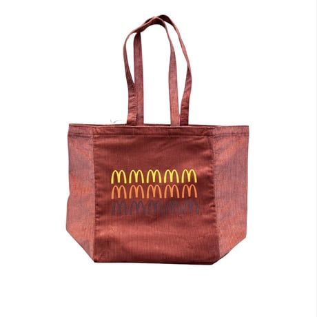Mc "RETRO ARCHED CORDUROY TOTE"
