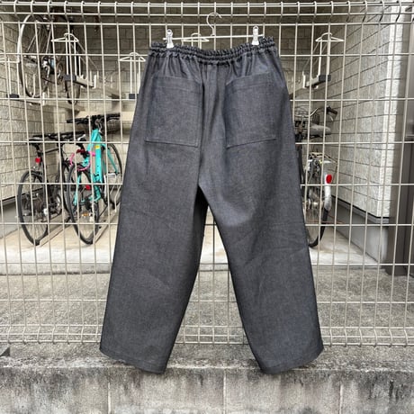 SLIDERSTORE  "極太ｲｰｼﾞｰﾊﾟﾝﾂ" - 8.7oz ﾌﾞﾗｯｸﾃﾞﾆﾑ -