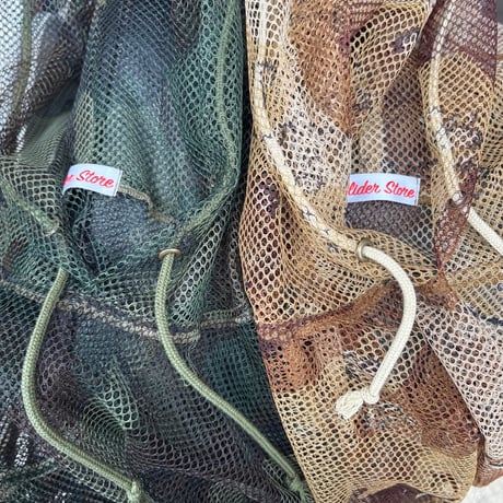 ［受注生産］SLIDERSTORE  "camouflage mesh Parker" -ﾁｮｺﾁｯﾌﾟｶﾓ-