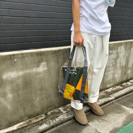 90's deadstock Wild Wallets  "Clear Tote"