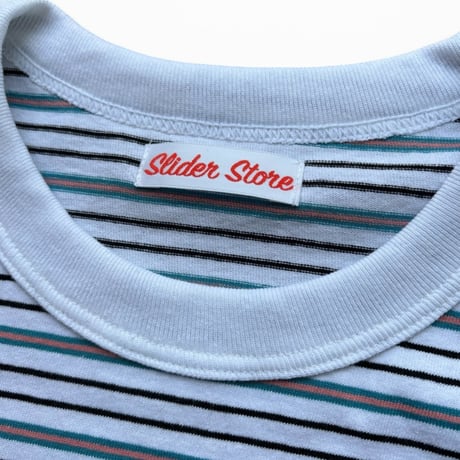 SLIDERSTORE  "ゴキゲンborder Tee🌞"