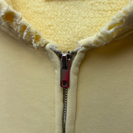 MOOJIMOOJI "over size zip up hoodie street"