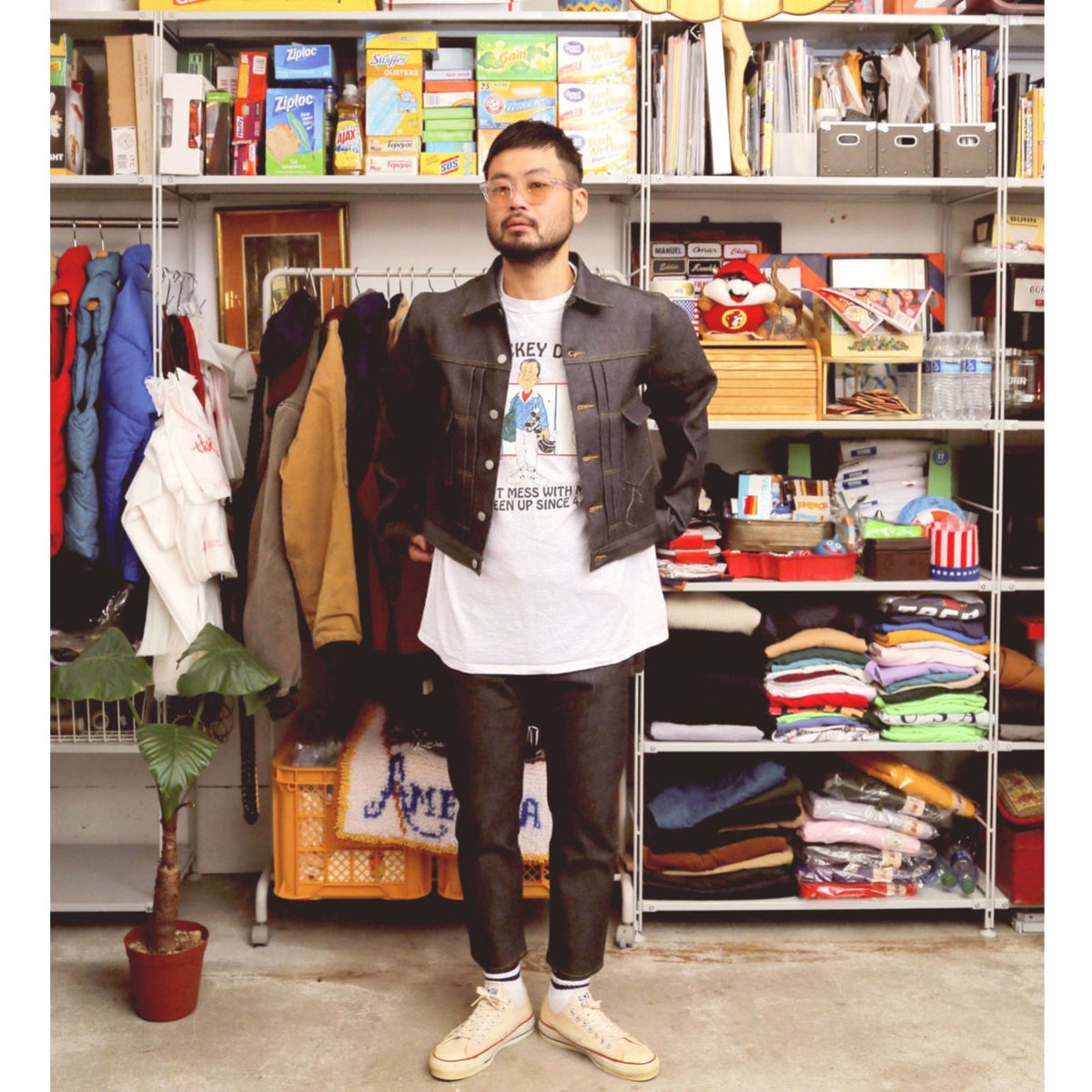 supermarket relaxfit katanigel ジャケット RELAXFIT by supermarket 