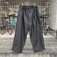 SLIDERSTORE  "極太ｲｰｼﾞｰﾊﾟﾝﾂ" - 8.7oz ﾌﾞﾗｯｸﾃﾞﾆﾑ -