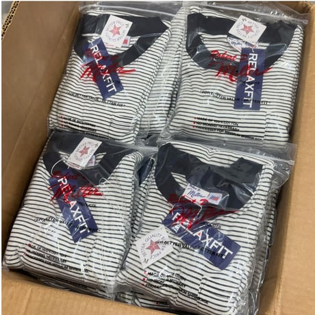 Miller × Relaxfit  "Panel Rib Border tshirt"
