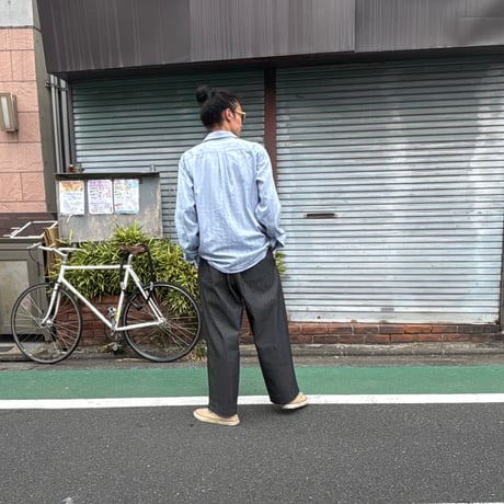 SLIDERSTORE  "極太ｲｰｼﾞｰﾊﾟﾝﾂ" - 8.7oz ﾌﾞﾗｯｸﾃﾞﾆﾑ -