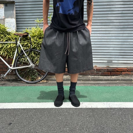 SLIDERSTORE  "極太ｲｰｼﾞｰｼｮｰﾂ" - 8.7oz ﾌﾞﾗｯｸﾃﾞﾆﾑ -