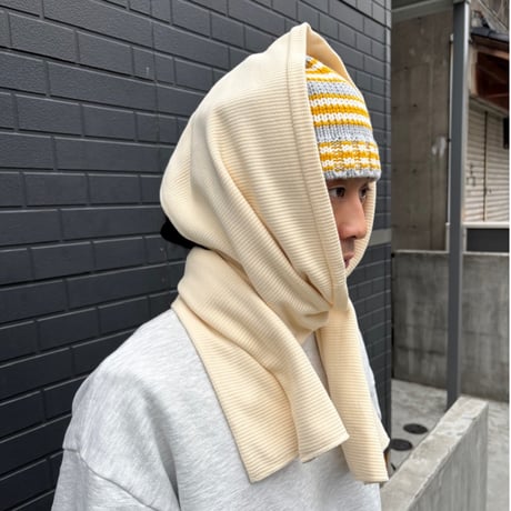 BAYSIDE  "7.5oz waffle knit scarf"