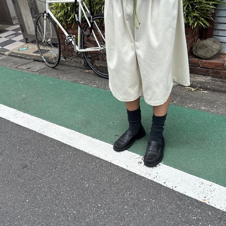 Padmore & Barnes × SLIDERSTORE  "特注Coin Loafer" -black表革-