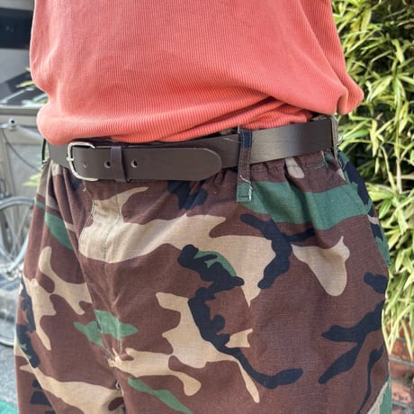 PM ADIRONDACK  "oil tan leather belt"