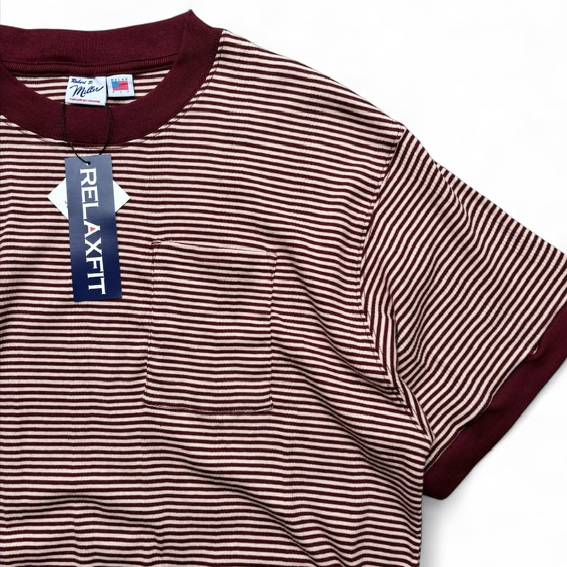 トップス Relaxfit Panel Rib Border T-shirt RELAX FIT リラックスフィット ”Miller × Relaxfit Panel Rib