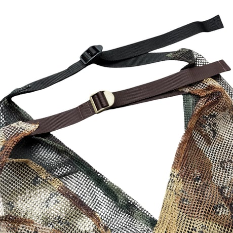 SLIDERSTORE  "camouflage mesh shoulder bag"