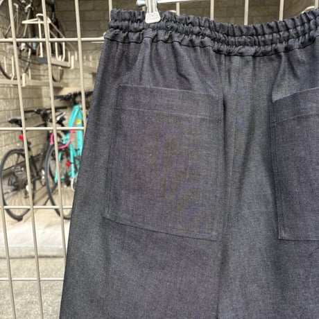 SLIDERSTORE  "極太ｲｰｼﾞｰﾊﾟﾝﾂ" - 8.7oz ﾌﾞﾗｯｸﾃﾞﾆﾑ -