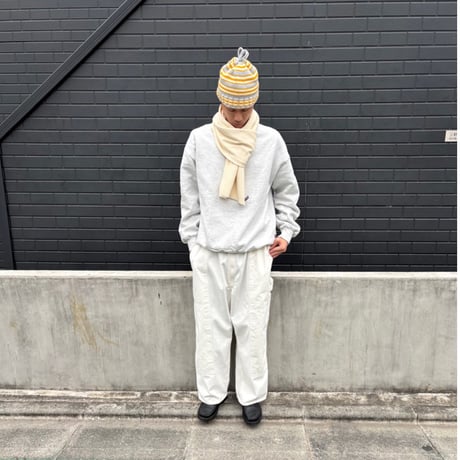 BAYSIDE  "7.5oz waffle knit scarf"