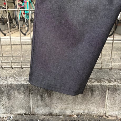 SLIDERSTORE  "極太ｲｰｼﾞｰﾊﾟﾝﾂ" - 8.7oz ﾌﾞﾗｯｸﾃﾞﾆﾑ -