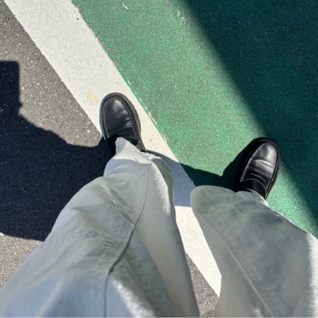 Padmore & Barnes × SLIDERSTORE  "特注Coin Loafer" -black表革-