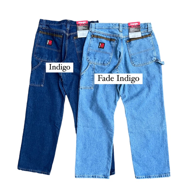 yamasa Wrangler RIGGS極太ダブルニーデニムペインターデ yamasa 様専用Wrangler RIGGS極太ダブルニーデニムペインターデ - メルカリ