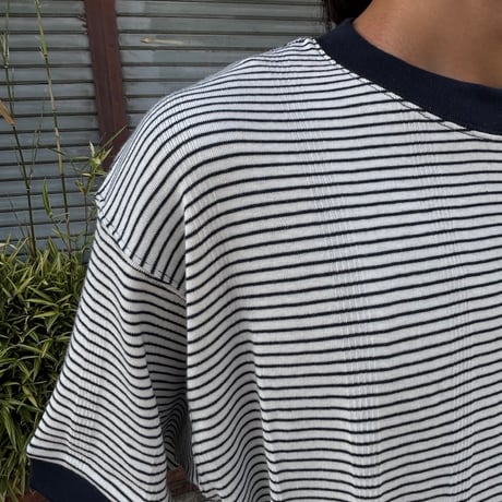 Miller × Relaxfit  "Panel Rib Border tshirt"