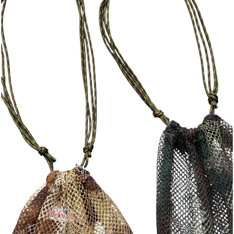 SLIDERSTORE  "camouflage mesh pouch"