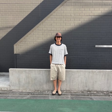 Miller × Relaxfit  "Panel Rib Border tshirt"