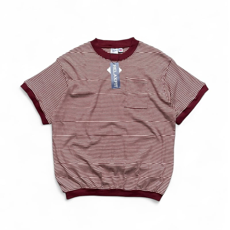 トップス Relaxfit Panel Rib Border T-shirt RELAX FIT リラックスフィット ”Miller × Relaxfit Panel Rib