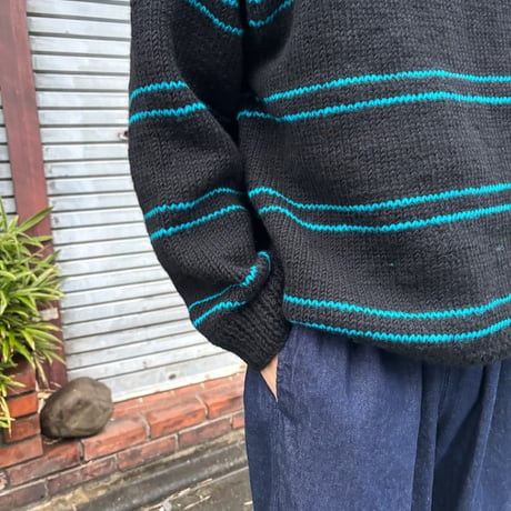 SLIDERSTORE  "good border hand knit"