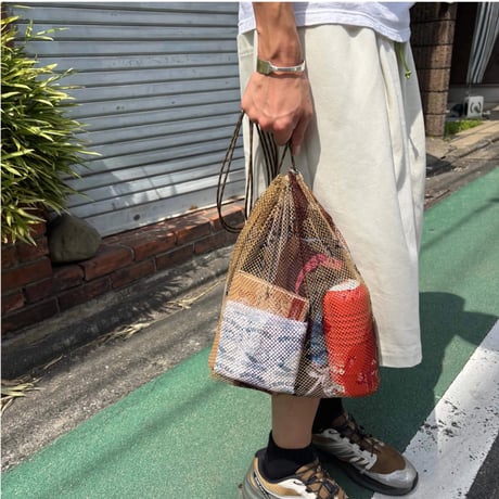 SLIDERSTORE  "camouflage mesh pouch"