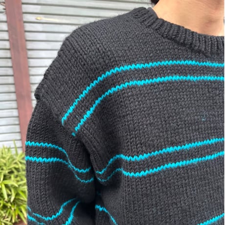 SLIDERSTORE  "good border hand knit"