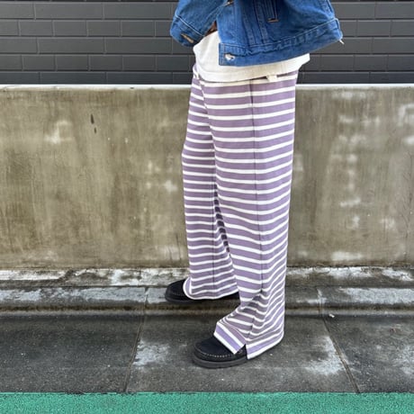 SLIDERSTORE "heavy weight border pants"
