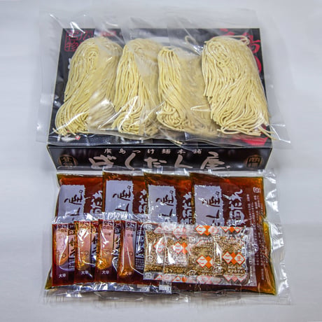 【特製】ばくだん屋　廣島つけ麺　４食入