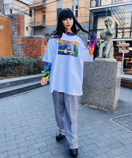 【即購入OK】sukekiyo 原田ちあき Tシャツ スカーズライクベルベット Sukekiyo】スカーズライクベルベットTシャツ【原田ちあき