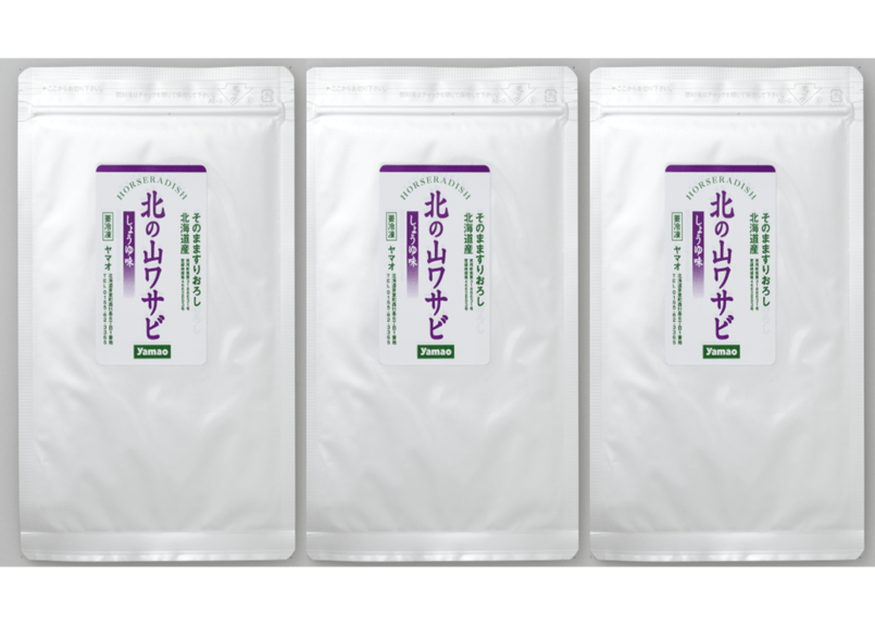 北の山わさび / Kitano Yama-wasabi 100g しょう油味 3パックセット（