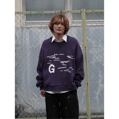seven anniversary limited sweat【purple】