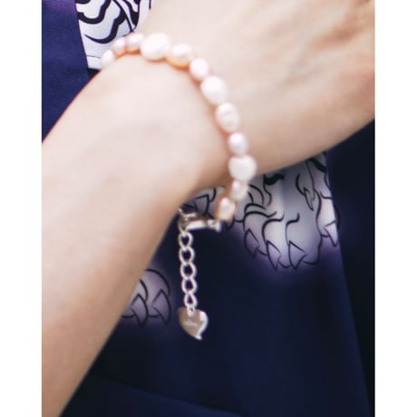 baroque perl bracelet【pastel pearl】