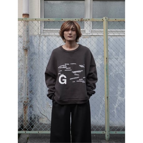 seven anniversary limited sweat【charcoal gray】