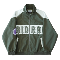 changing color emblem jacket【khaki】