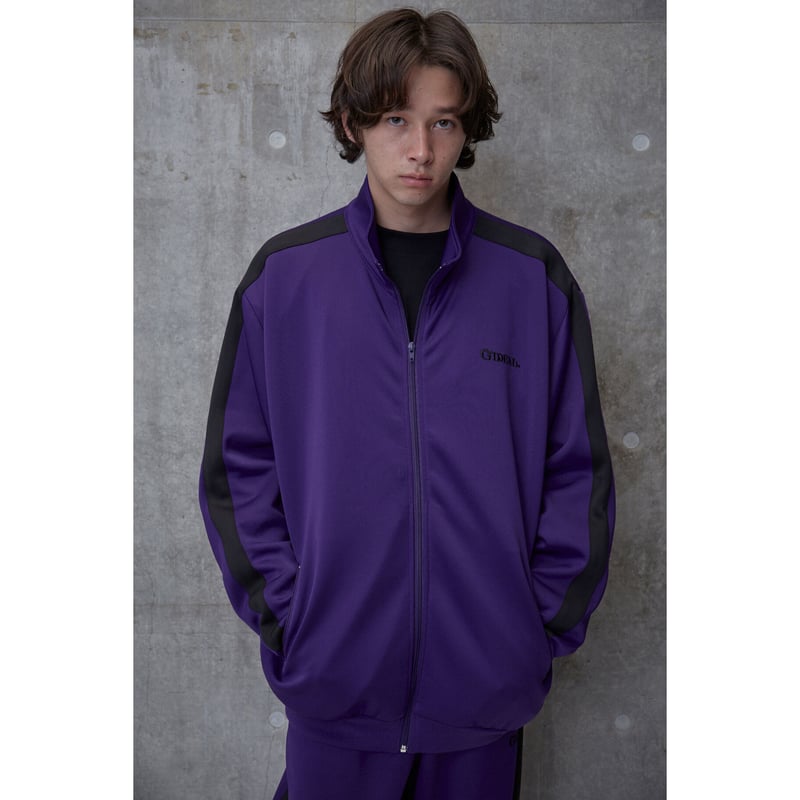 GIDEAL トラックジャケット【purple \u0026 black】