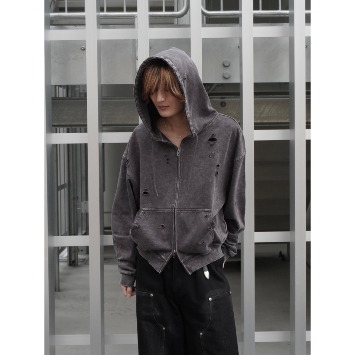 最終値下げ⭐︎ジップフーディ TONE ZIP HOODIE Ⅱ /GREIGE fit=scale-down,w=1200