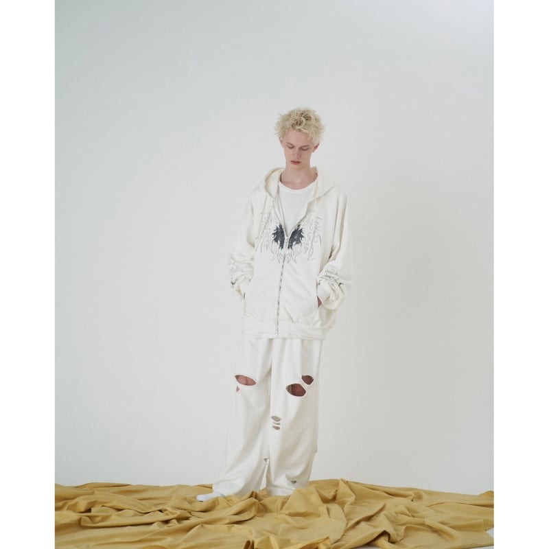 clash double zip foodie【white】 | GIDEAL 