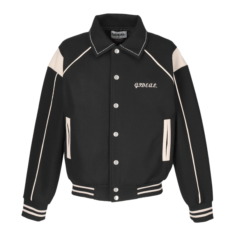 melton short blouson【black】 | GIDEAL.