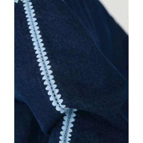 shell stitch denim jacket【indigo】