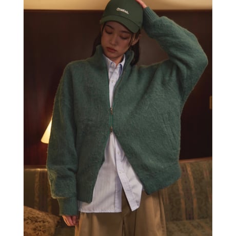 double jacquard drivers knit【green】