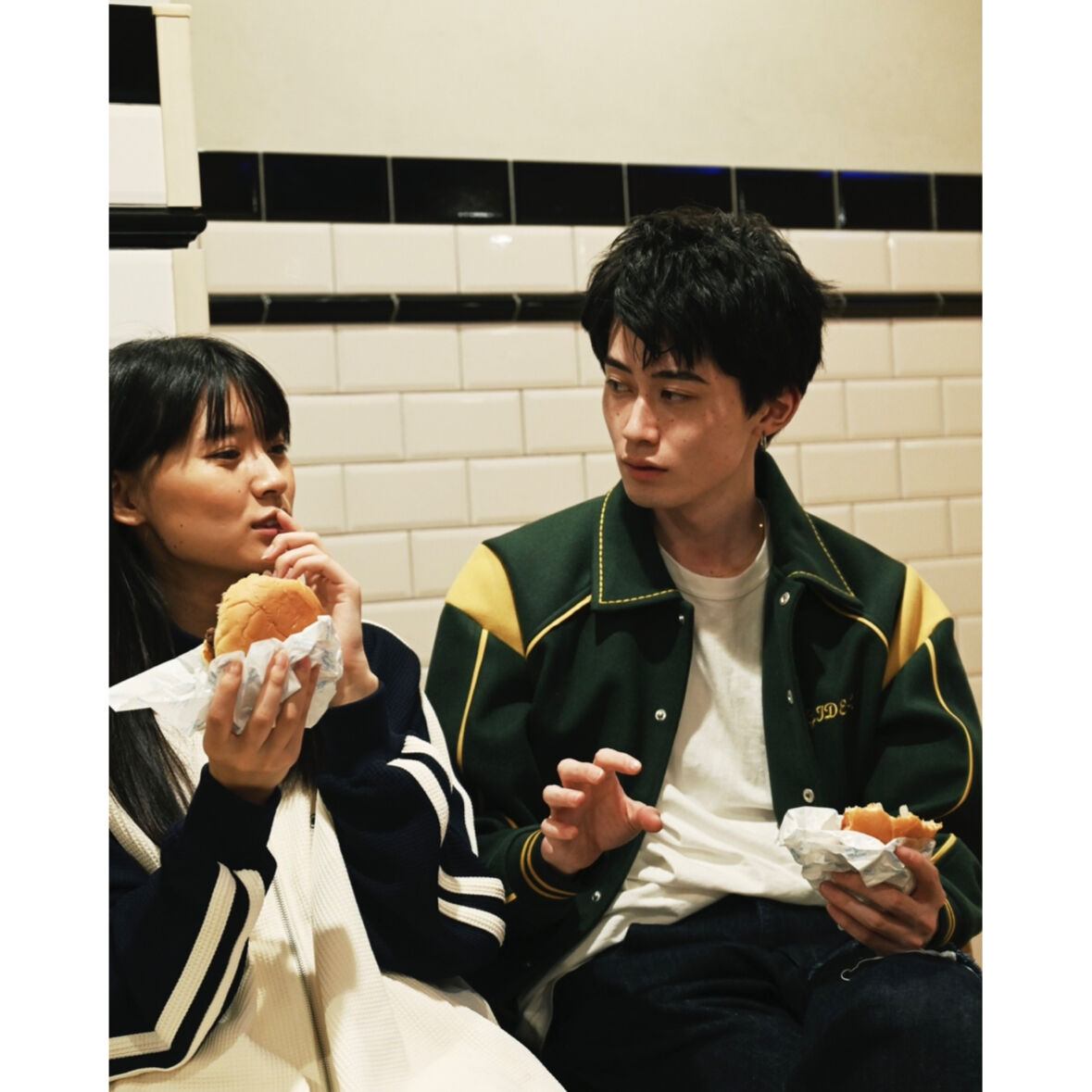 melton short blouson【green】 | GIDEAL. melton short blouson【green】 | GIDEAL.