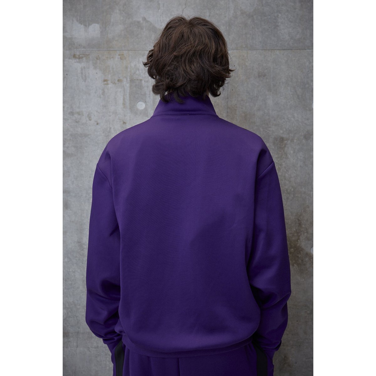 vintage logo track jacket【purple】